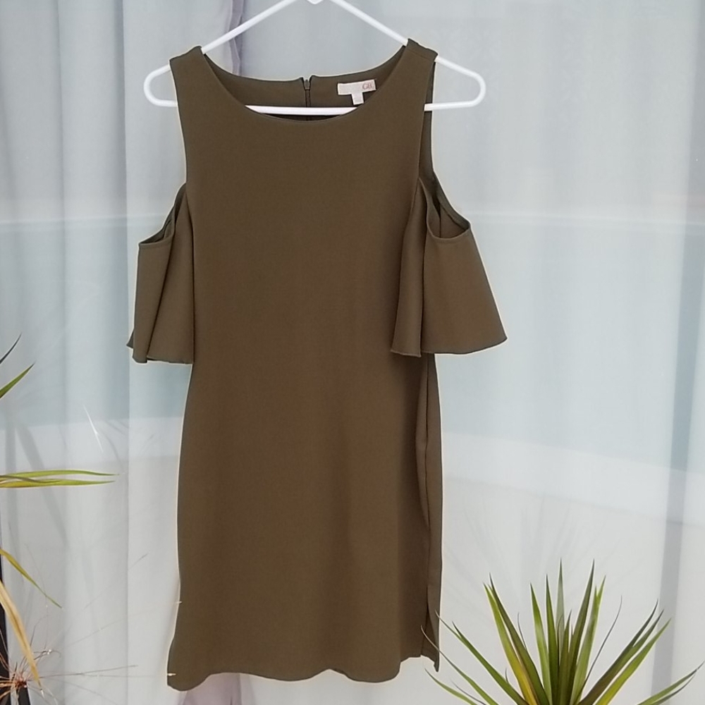 Cold shoulder dress